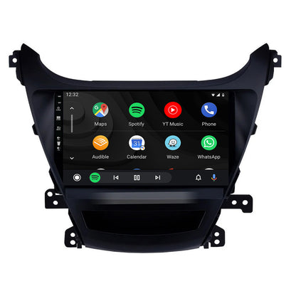Navigatie HUB64 Hyundai Elantra (2012-2014), 2GB RAM, Android, GPS, Wi-FI, Carplay, Android Auto, USB, Bluetooth, Radio, Waze, Touchscreen, 9Inch