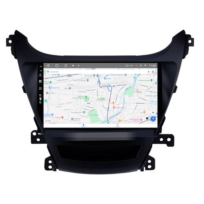 Navigatie HUB64 Hyundai Elantra (2012-2014), 4GB RAM, Android, Quadcore, DSP, GPS, Wi-FI, Carplay, Android Auto, USB, Bluetooth, Waze, Touchscreen, 9Inch