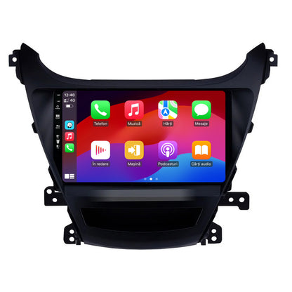 Navigatie HUB64 Hyundai Elantra (2012-2014), 8GB RAM, Android, Octacore, Slot Sim 4G, DSP, GPS, Wi-FI, Carplay, Android Auto, USB, Bluetooth, Waze, Touchscreen, 9Inch
