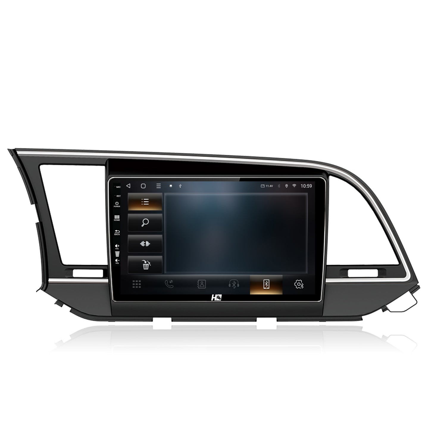 Navigatie HUB64 Hyundai Elantra (2015-2018), 6GB RAM, Android, Octacore, Slot Sim 4G, DSP, GPS, Wi-FI, Carplay, Android Auto, USB, Bluetooth, Waze, Touchscreen, 9 Inch