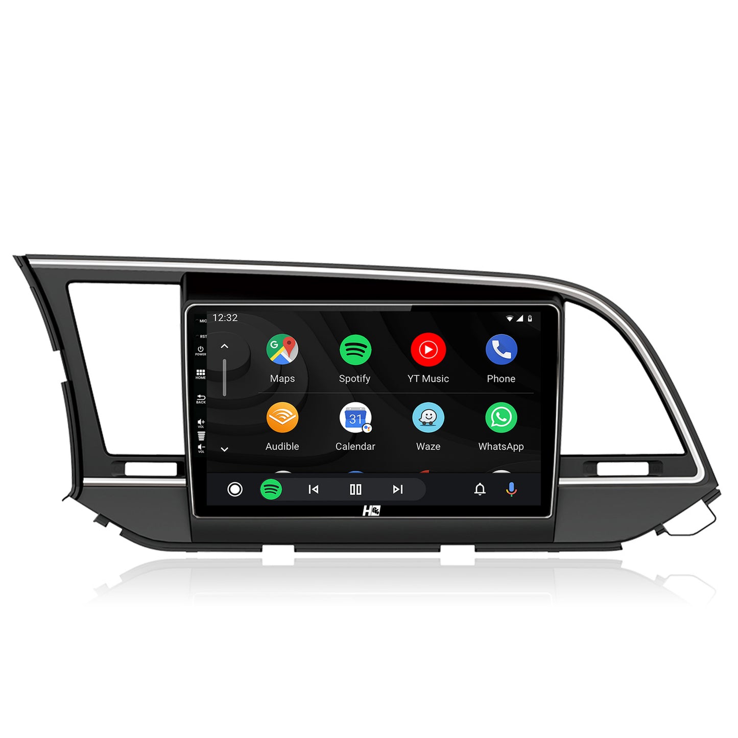 Navigatie HUB64 Hyundai Elantra (2015-2018), 6GB RAM, Android, Octacore, Slot Sim 4G, DSP, GPS, Wi-FI, Carplay, Android Auto, USB, Bluetooth, Waze, Touchscreen, 9 Inch