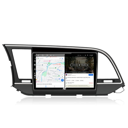 Navigatie HUB64 Hyundai Elantra (2015-2018), 6GB RAM, Android, Octacore, Slot Sim 4G, DSP, GPS, Wi-FI, Carplay, Android Auto, USB, Bluetooth, Waze, Touchscreen, 9 Inch