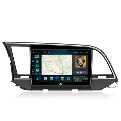 Navigatie HUB64 Hyundai Elantra (2015-2018), 6GB RAM, Android, Octacore, Slot Sim 4G, DSP, GPS, Wi-FI, Carplay, Android Auto, USB, Bluetooth, Waze, Touchscreen, 9 Inch