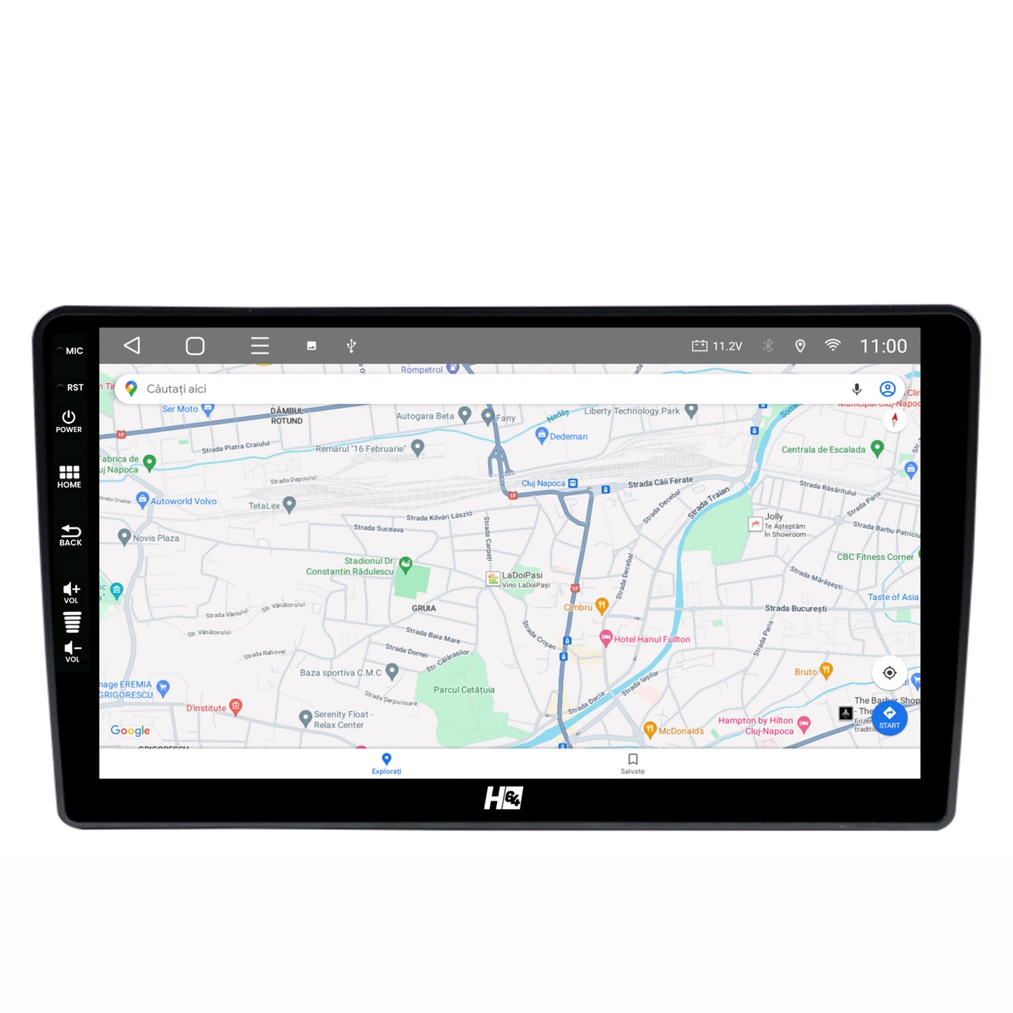 Navigatie HUB64 Hyundai H1 (2010-2014), 2GB RAM, Android, GPS, Wi-FI, Carplay, Android Auto, USB, Bluetooth, Radio, Waze, Touchscreen, 9 inch