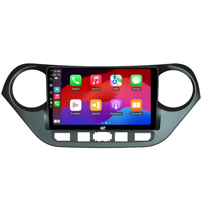 Navigatie HUB64 Hyundai I10 (2013-2017), 4GB RAM, Android, Octacore, Slot Sim 4G, DSP, GPS, Wi-FI, Carplay, Android Auto, USB, Bluetooth, Waze, Touchscreen, 9 inch
