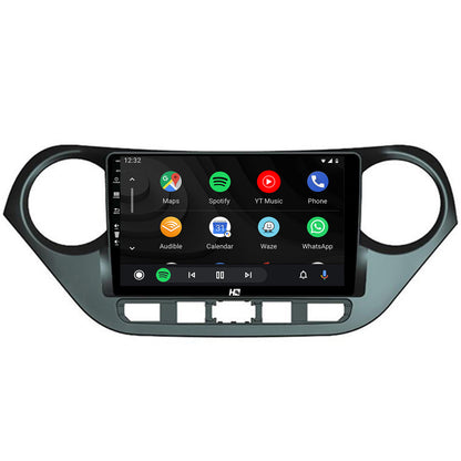 Navigatie HUB64 Hyundai I10 (2013-2017), 4GB RAM, Android, Quadcore, DSP, GPS, Wi-FI, Carplay, Android Auto, USB, Bluetooth, Waze, Touchscreen, 9 inch