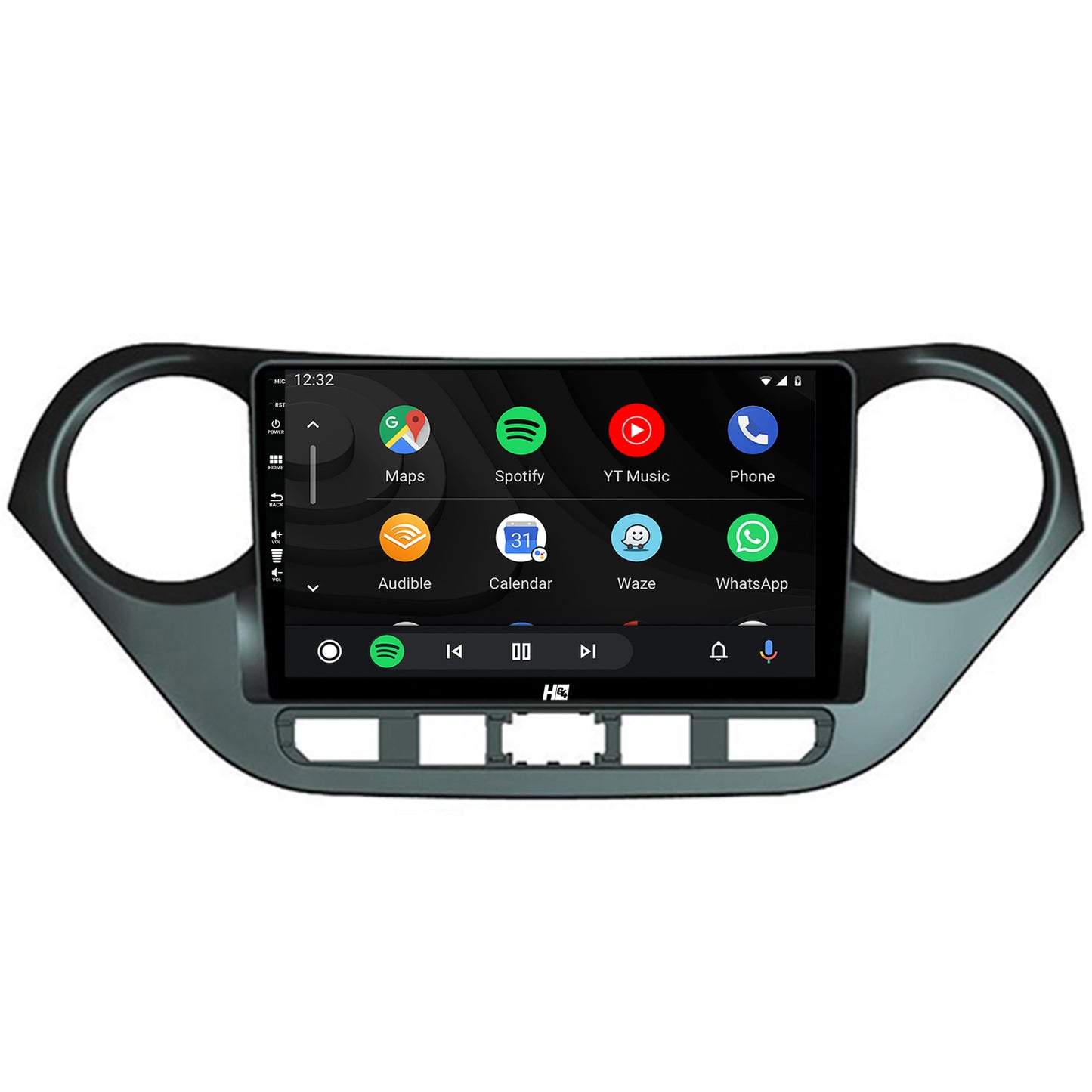 Navigatie HUB64 Hyundai I10 (2013-2017), 8GB RAM, Android, Octacore, Slot Sim 4G, DSP, GPS, Wi-FI, Carplay, Android Auto, USB, Bluetooth, Waze, Touchscreen, 9 Inch