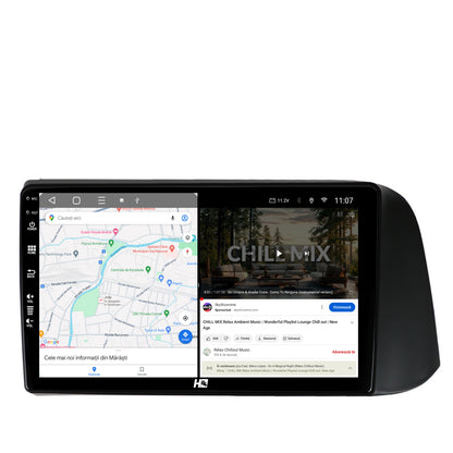 Navigatie HUB64 Hyundai I10 (2020+), 4GB RAM, Android, Quadcore, DSP, GPS, Wi-FI, Carplay, Android Auto, USB, Bluetooth, Waze, Touchscreen, 9 inch