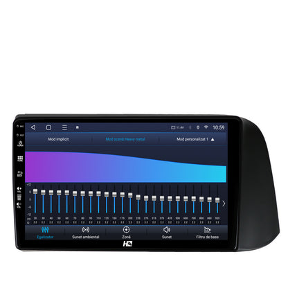 Navigatie HUB64 Hyundai I10 (2020+), 6GB RAM, Android, Octacore, Slot Sim 4G, DSP, GPS, Wi-FI, Carplay, Android Auto, USB, Bluetooth, Waze, Touchscreen, 9 Inch