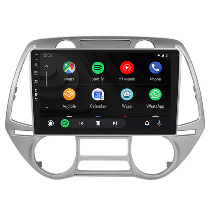 Navigatie HUB64 Hyundai I20 (2008-2012), 2GB RAM, Android, GPS, Wi-FI, Carplay, Android Auto, USB, Bluetooth, Radio, Waze, Touchscreen, 9 inch V2