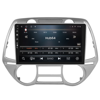 Navigatie HUB64 Hyundai I20 (2008-2012), 4GB RAM, Android, Octacore, Slot Sim 4G, DSP, GPS, Wi-FI, Carplay, Android Auto, USB, Bluetooth, Waze, Touchscreen, 9 inch V2