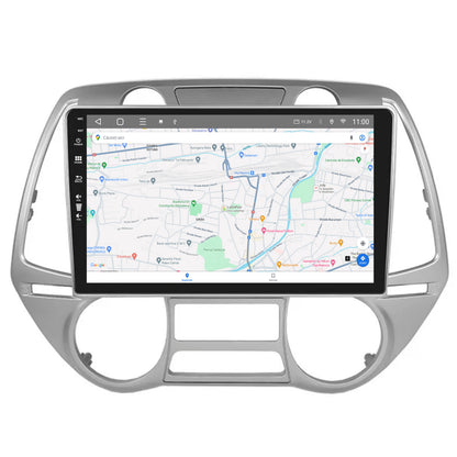 Navigatie HUB64 Hyundai I20 (2008-2012), 4GB RAM, Android, Quadcore, DSP, GPS, Wi-FI, Carplay, Android Auto, USB, Bluetooth, Waze, Touchscreen, 9 inch V2