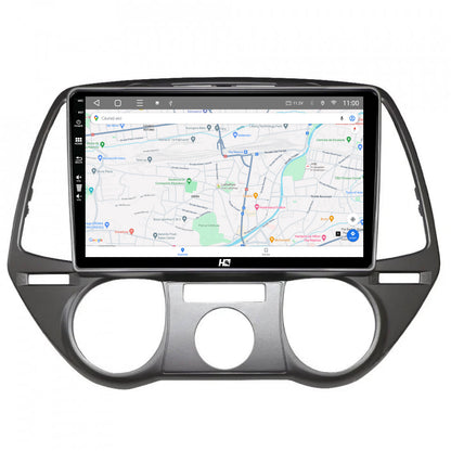 Navigatie HUB64 Hyundai I20 (2008-2012), 4GB RAM, Android, Octacore, Slot Sim 4G, DSP, GPS, Wi-FI, Carplay, Android Auto, USB, Bluetooth, Waze, Touchscreen, 9 inch