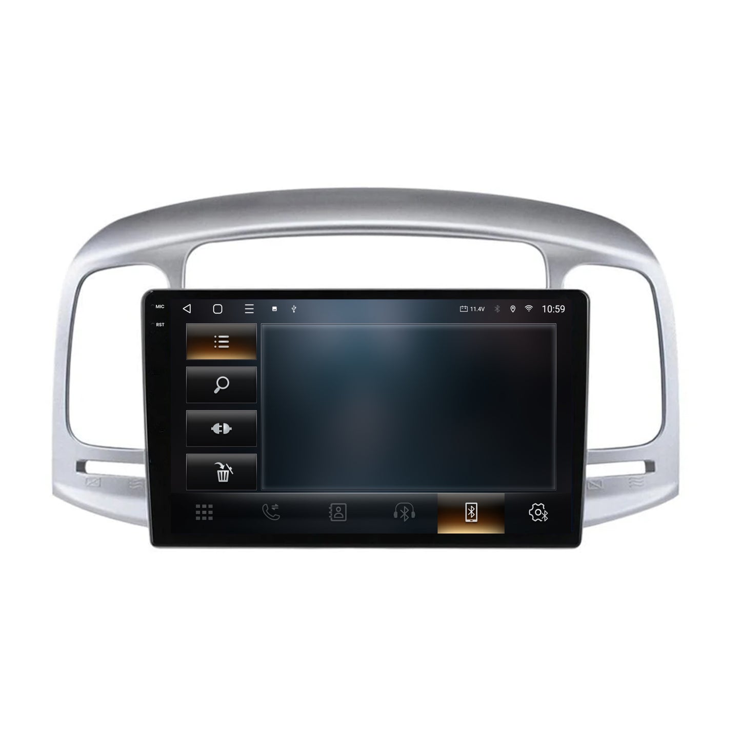 Navigatie HUB64 Hyundai Accent (2006-2011), 4GB RAM, Android, Quadcore, DSP, GPS, Wi-FI, Carplay, Android Auto, USB, Bluetooth, Waze, Touchscreen, 9 inch