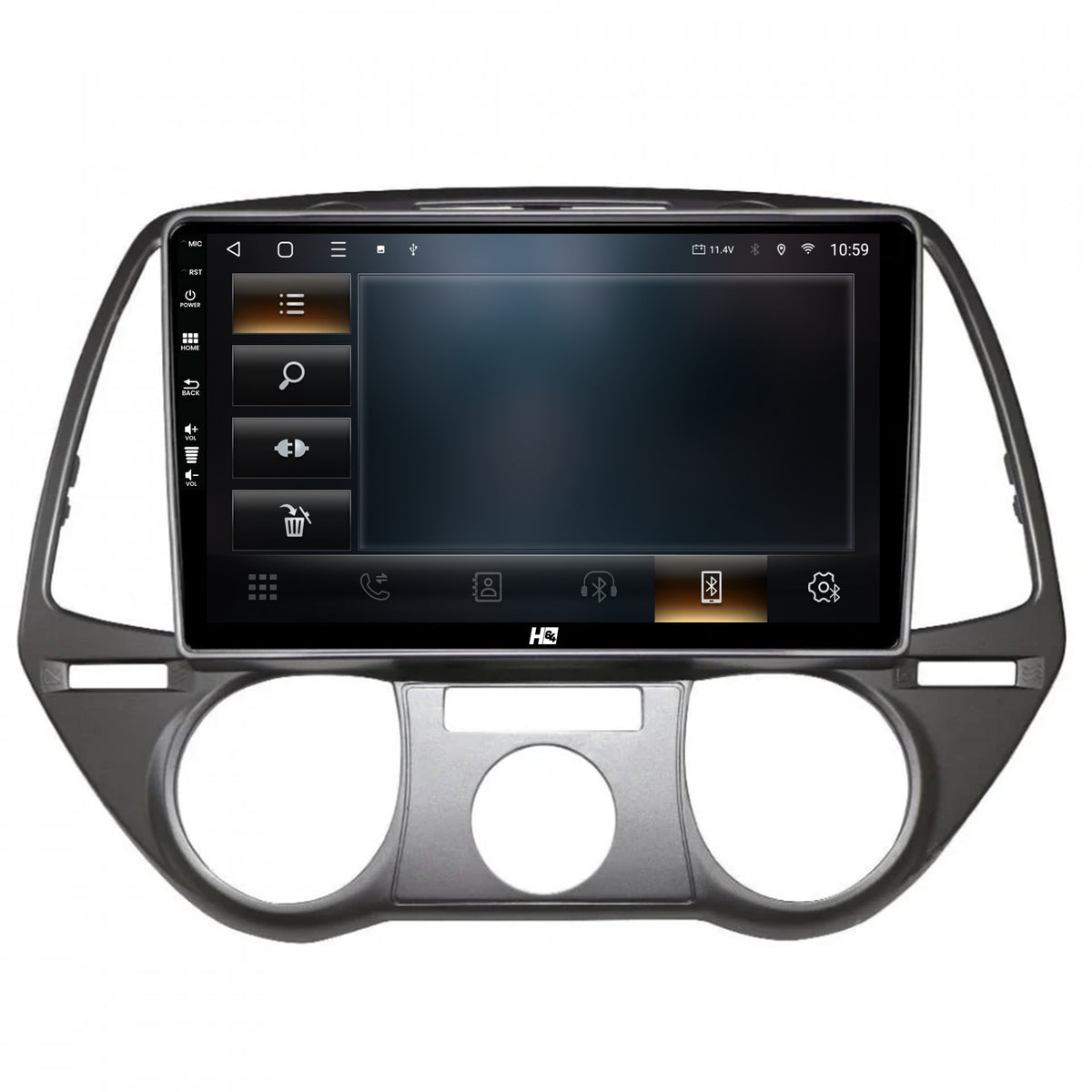 Navigatie HUB64 Hyundai I20 (2008-2012), 4GB RAM, Android, Quadcore, DSP, GPS, Wi-FI, Carplay, Android Auto, USB, Bluetooth, Waze, Touchscreen, 9 inch