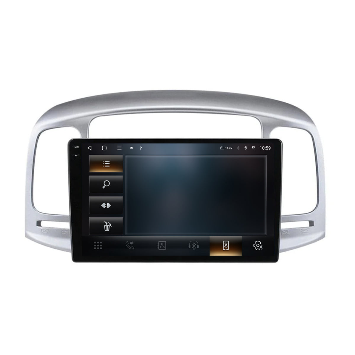 Navigatie HUB64 Hyundai Accent (2006-2011), 8GB RAM, Android, Octacore, Slot Sim 4G, DSP, GPS, Wi-FI, Carplay, Android Auto, USB, Bluetooth, Waze, Touchscreen, 9 Inch