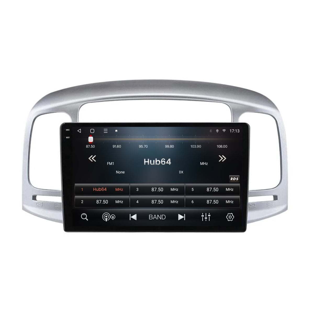 Navigatie HUB64 Hyundai Accent (2006-2011), 8GB RAM, Android, Octacore, Slot Sim 4G, DSP, GPS, Wi-FI, Carplay, Android Auto, USB, Bluetooth, Waze, Touchscreen, 9 Inch