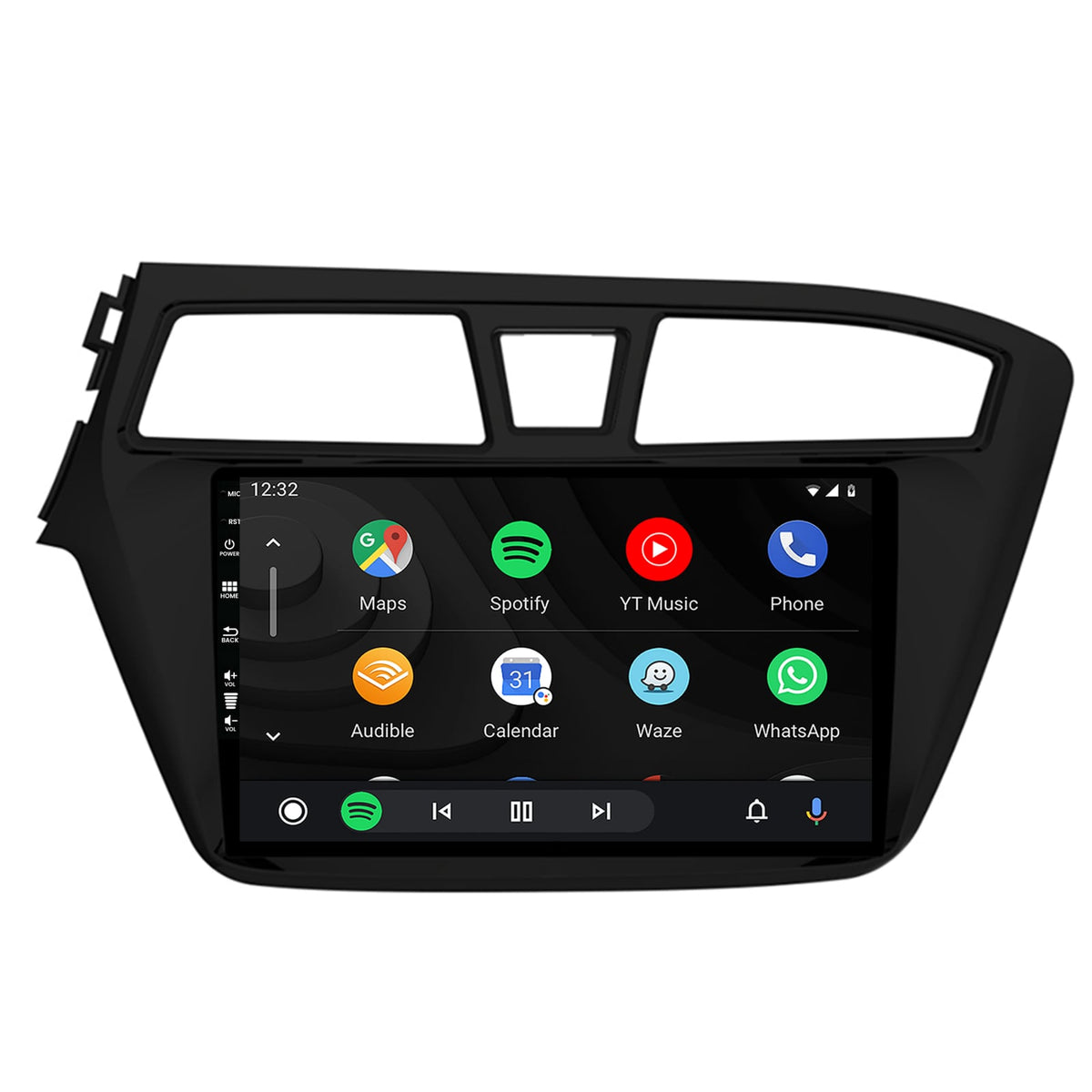 Navigatie HUB64 Hyundai I20 (2014-2018), 2GB RAM, Android, GPS, Wi-FI, Carplay, Android Auto, USB, Bluetooth, Radio, Waze, Touchscreen, 9 inch