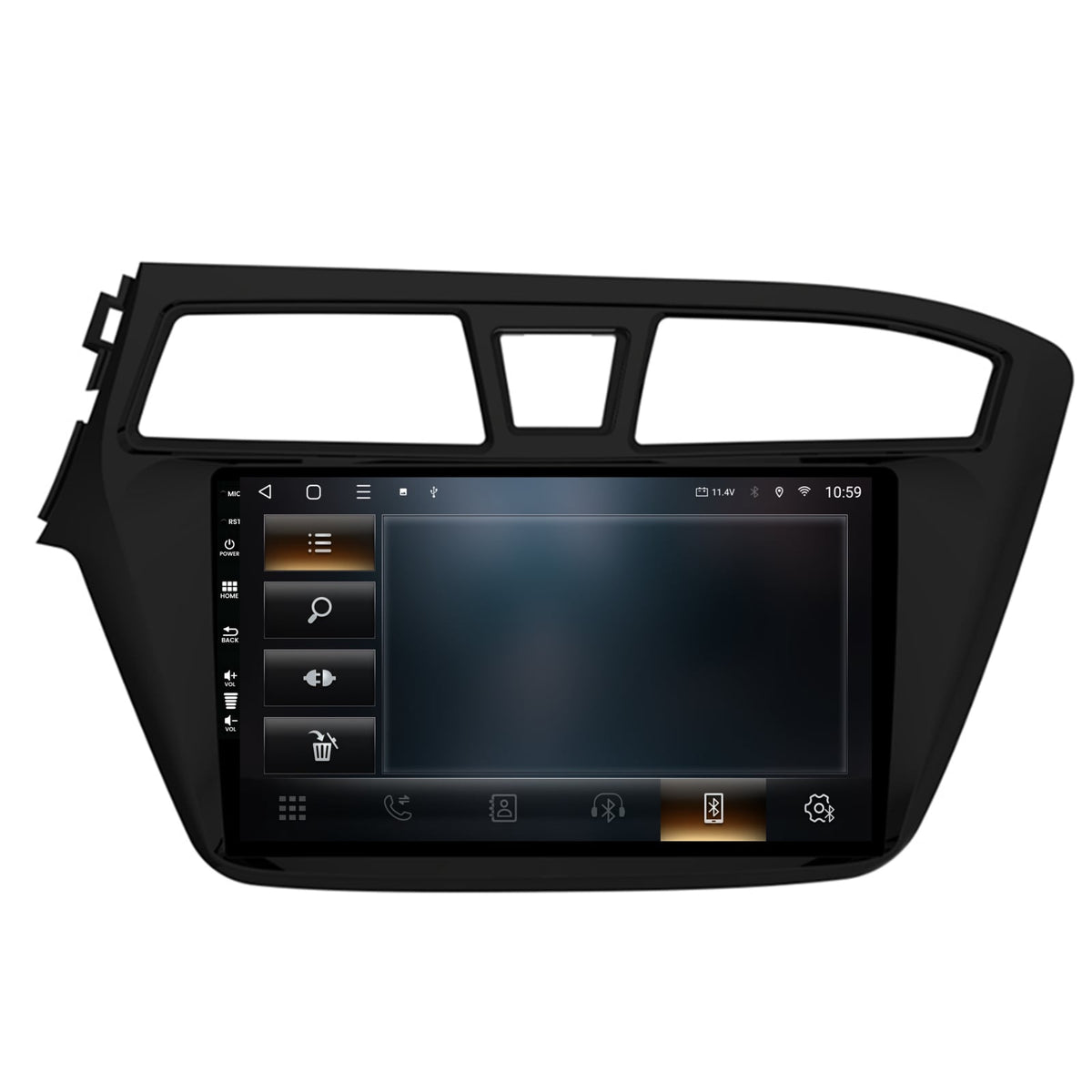 Navigatie HUB64 Hyundai I20 (2014-2018), 6GB RAM, Android, Octacore, Slot Sim 4G, DSP, GPS, Wi-FI, Carplay, Android Auto, USB, Bluetooth, Waze, Touchscreen, 9 Inch