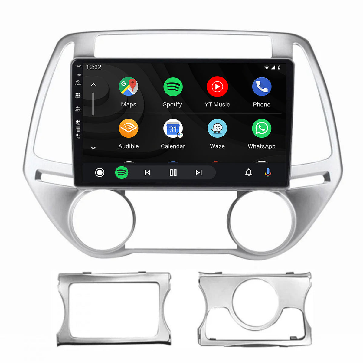 Navigatie HUB64 Hyundai I20 (2012-2014), 6GB RAM, Android, Octacore, Slot Sim 4G, DSP, GPS, Wi-FI, Carplay, Android Auto, USB, Bluetooth, Waze, Touchscreen, 9 Inch