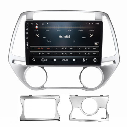 Navigatie HUB64 Hyundai I20 (2012-2014), 6GB RAM, Android, Octacore, Slot Sim 4G, DSP, GPS, Wi-FI, Carplay, Android Auto, USB, Bluetooth, Waze, Touchscreen, 9 Inch