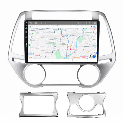 Navigatie HUB64 Hyundai I20 (2012-2014), 8GB RAM, Android, Octacore, Slot Sim 4G, DSP, GPS, Wi-FI, Carplay, Android Auto, USB, Bluetooth, Waze, Touchscreen, 9 Inch