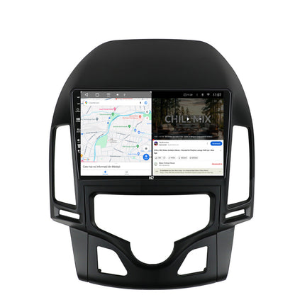 Navigatie HUB64 Hyundai I30 (2007-2012), Clima Automata, 4GB RAM, Android, Octacore, Slot Sim 4G, DSP, GPS, Wi-FI, Carplay, Android Auto, USB, Bluetooth, Waze, Touchscreen, 9 inch