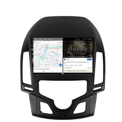 Navigatie HUB64 Hyundai I30 (2007-2012), Clima Automata, 6GB RAM, Android, Octacore, Slot Sim 4G, DSP, GPS, Wi-FI, Carplay, Android Auto, USB, Bluetooth, Waze, Touchscreen, 9 Inch