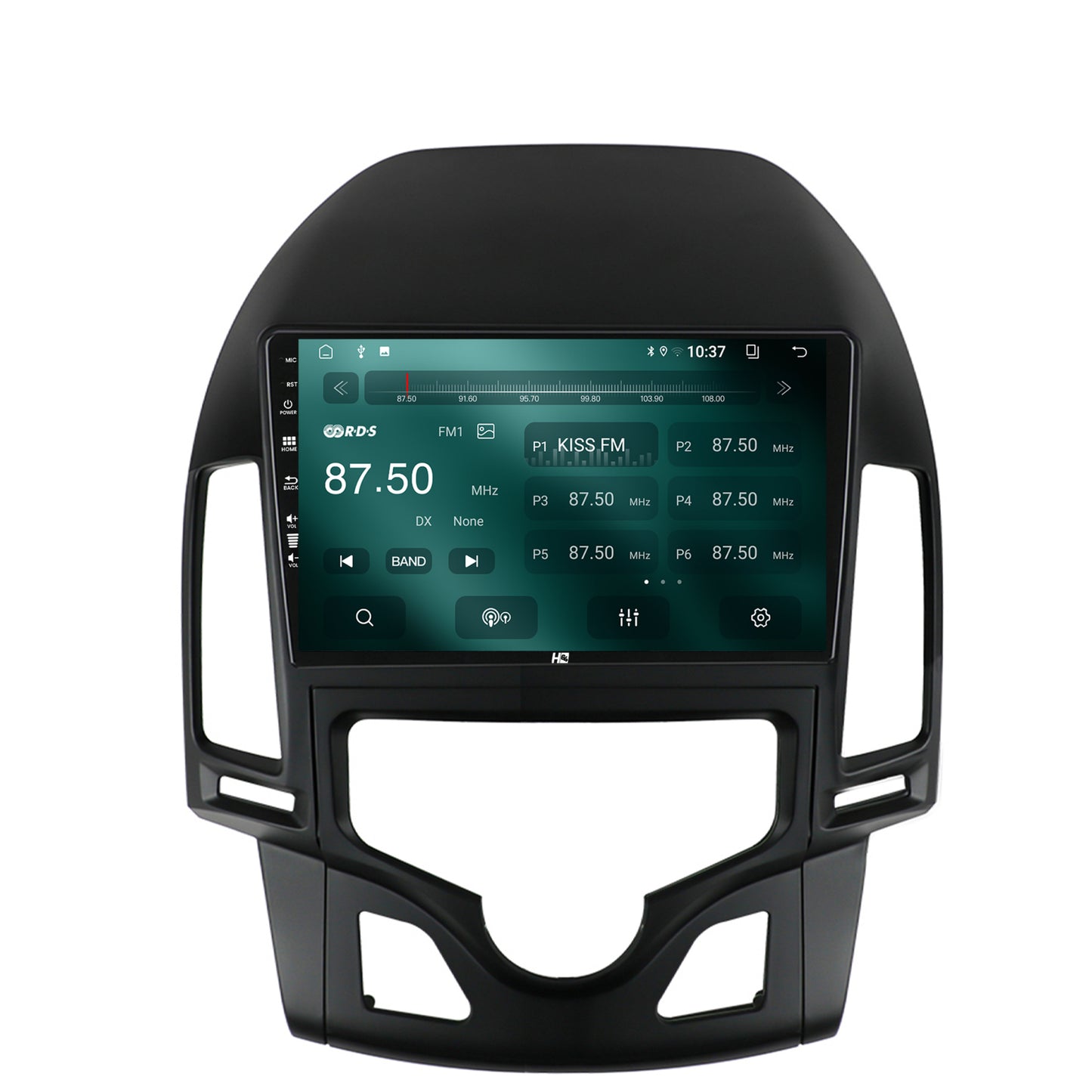 Navigatie HUB64 Hyundai I30 (2007-2012), Clima Automata, 2GB RAM, Android, GPS, Wi-FI, Carplay, Android Auto, USB, Bluetooth, Radio, Waze, Touchscreen, 9 inch