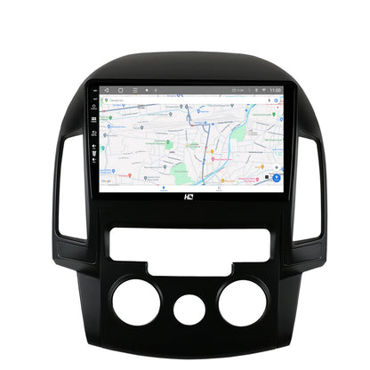 Navigatie HUB64 Hyundai I30 (2007-2012), Clima Manuala, 4GB RAM, Android, Quadcore, DSP, GPS, Wi-FI, Carplay, Android Auto, USB, Bluetooth, Waze, Touchscreen, 9 inch