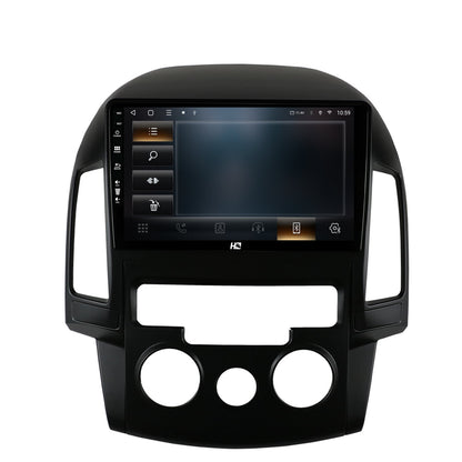Navigatie HUB64 Hyundai I30 (2007-2012), Clima Manuala, 4GB RAM, Android, Quadcore, DSP, GPS, Wi-FI, Carplay, Android Auto, USB, Bluetooth, Waze, Touchscreen, 9 inch