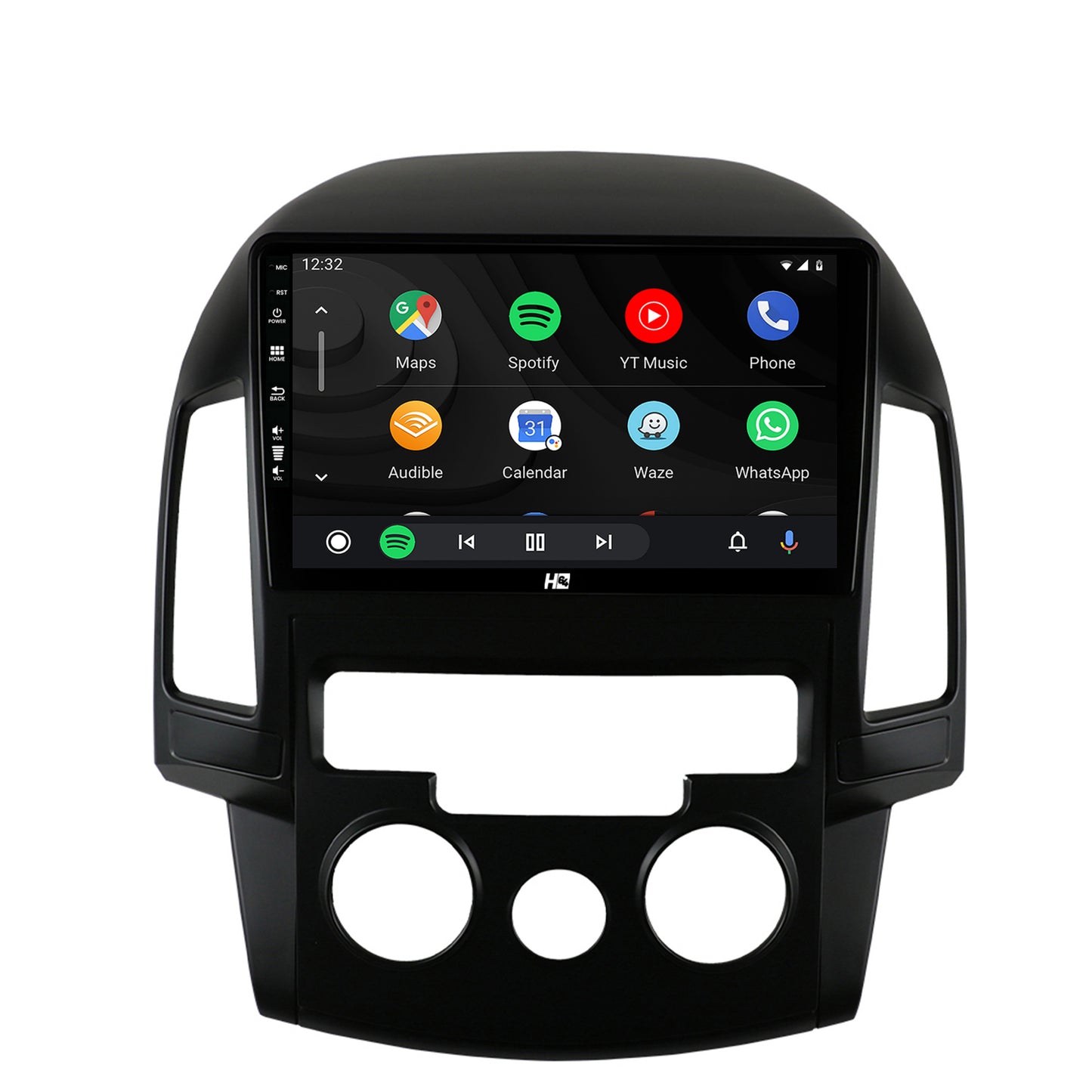 Navigatie HUB64 Hyundai I30 (2007-2012), Clima manuala, 8GB RAM, Android, Octacore, Slot Sim 4G, DSP, GPS, Wi-FI, Carplay, Android Auto, USB, Bluetooth, Waze, Touchscreen, 9 Inch