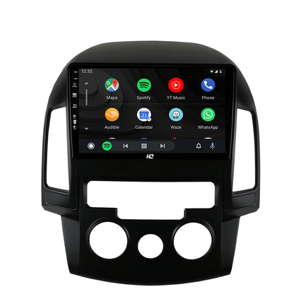 Navigatie HUB64 Hyundai I30 (2007-2012), Clima manuala, 8GB RAM, Android, Octacore, Slot Sim 4G, DSP, GPS, Wi-FI, Carplay, Android Auto, USB, Bluetooth, Waze, Touchscreen, 9 Inch