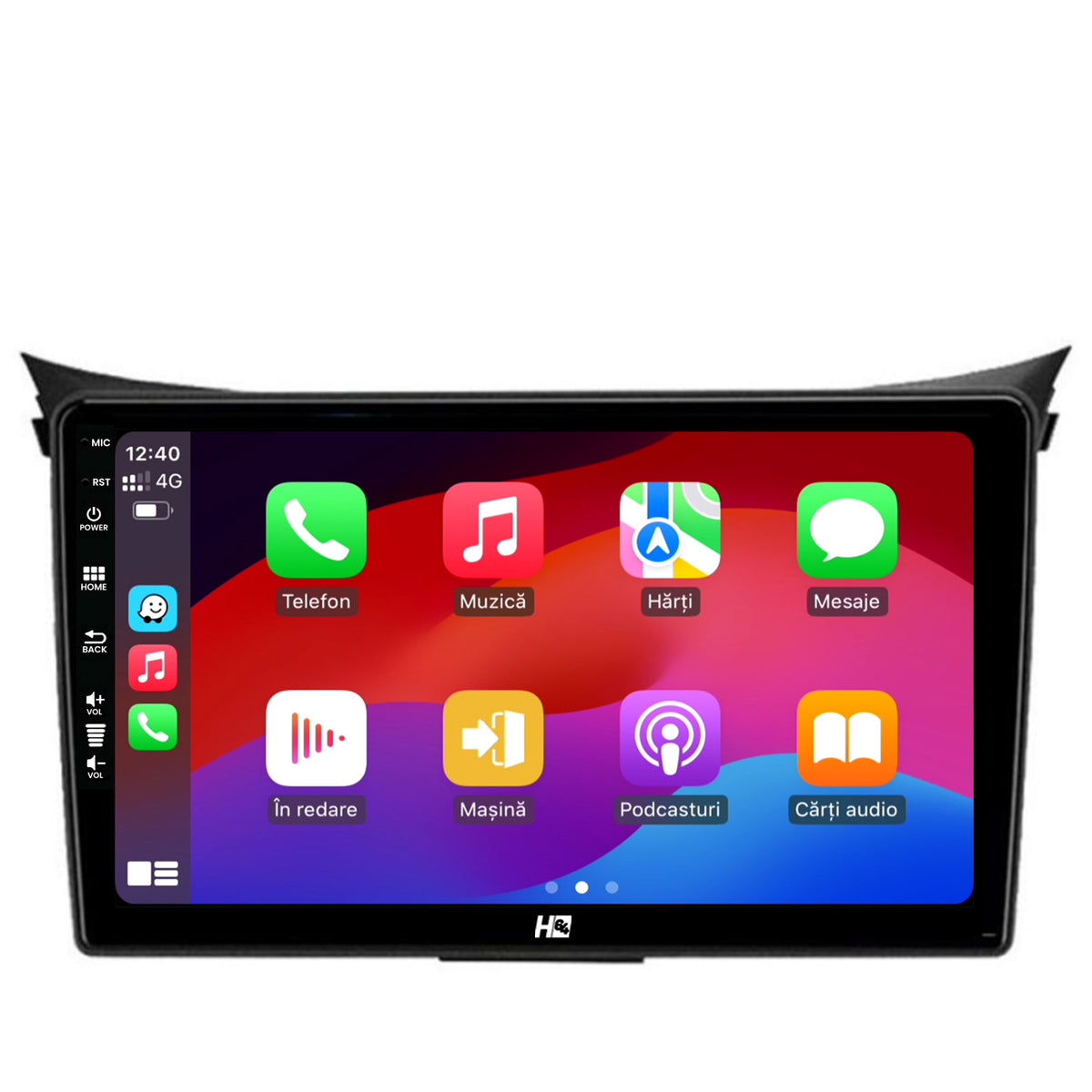 Navigatie HUB64 Hyundai I30 (2012-2016), 6GB RAM, Android, Octacore, Slot Sim 4G, DSP, GPS, Wi-FI, Carplay, Android Auto, USB, Bluetooth, Waze, Touchscreen, 9 Inch