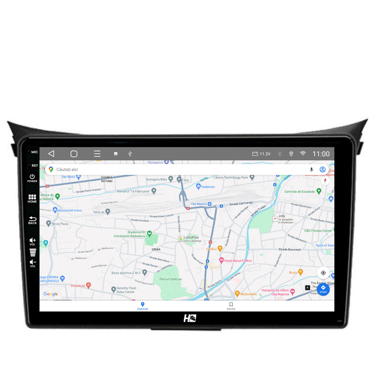 Navigatie HUB64 Hyundai I30 (2012-2016), 6GB RAM, Android, Octacore, Slot Sim 4G, DSP, GPS, Wi-FI, Carplay, Android Auto, USB, Bluetooth, Waze, Touchscreen, 9 Inch