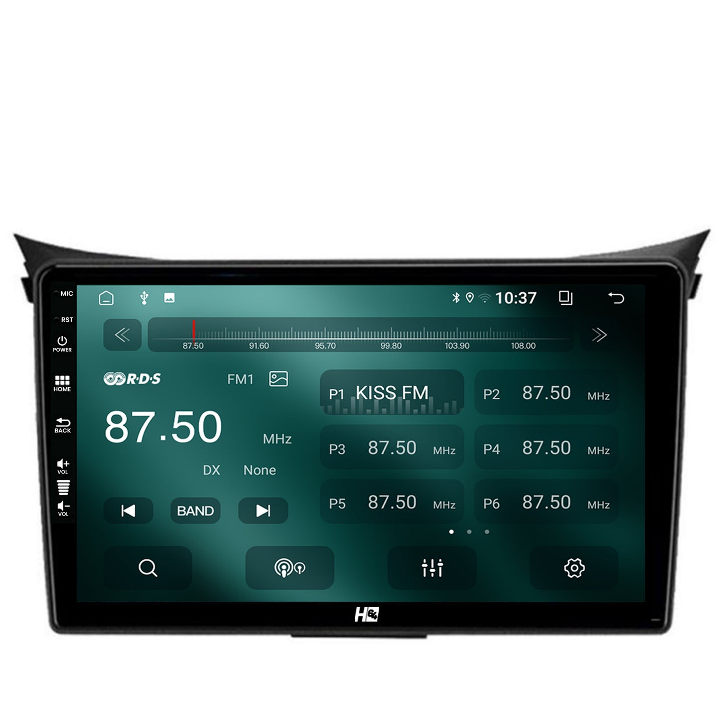 Navigatie HUB64 Hyundai I30 (2012-2016), 2GB RAM, Android, GPS, Wi-FI, Carplay, Android Auto, USB, Bluetooth, Radio, Waze, Touchscreen, 9 inch