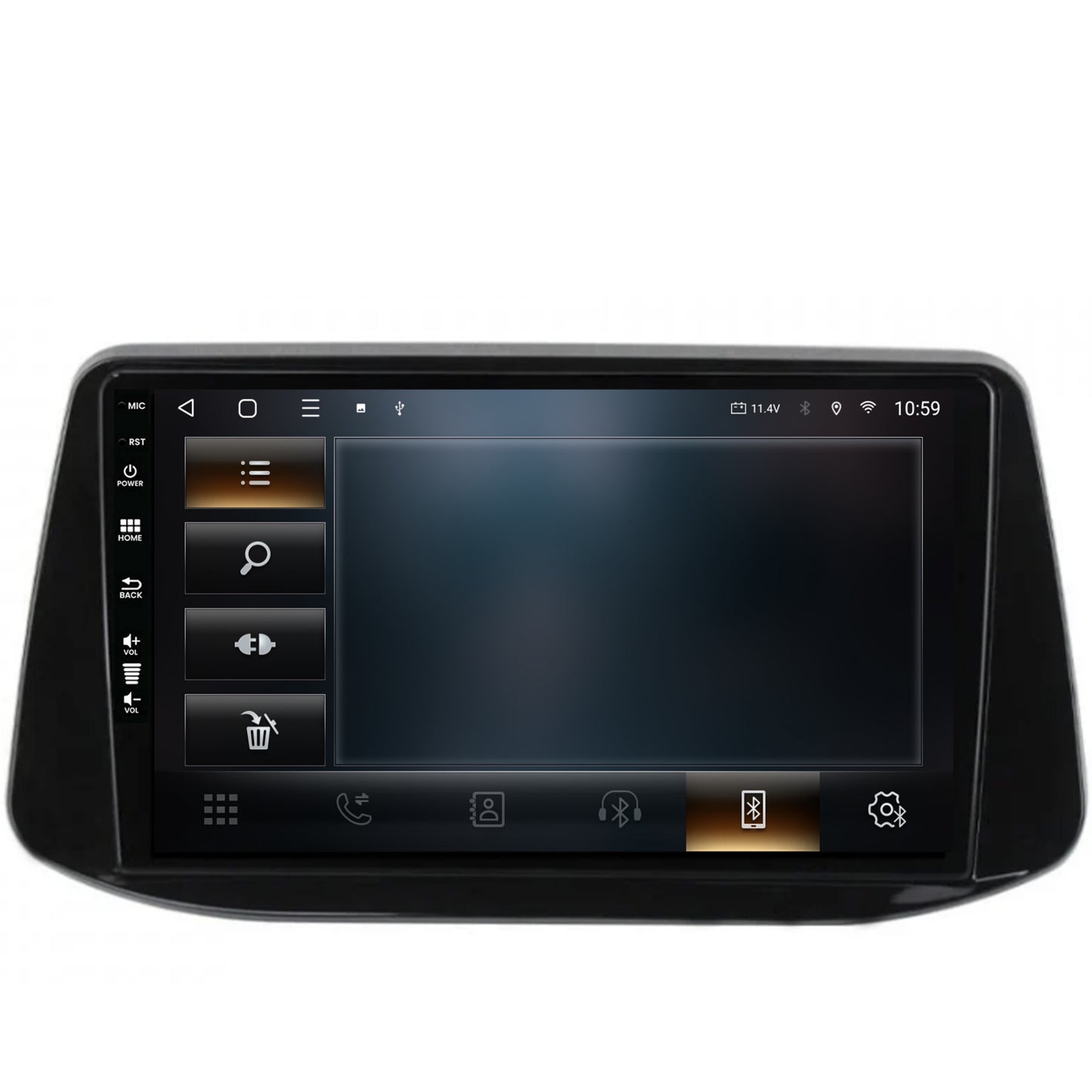 Navigatie HUB64 Hyundai I30 (2017-Prezent), 2GB RAM, Android, GPS, Wi-FI, Carplay, Android Auto, USB, Bluetooth, Radio, Waze, Touchscreen, 9 inch