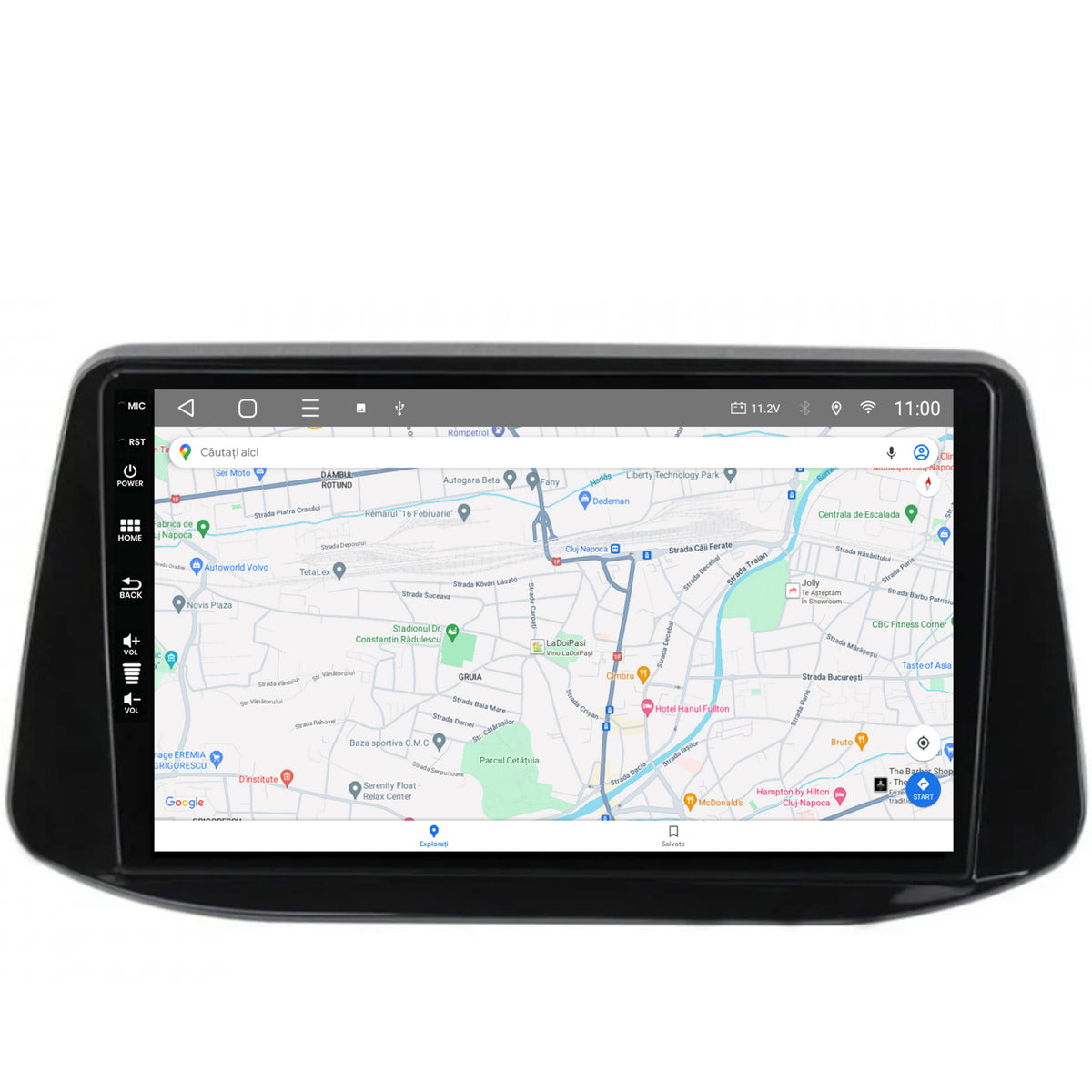 Navigatie HUB64 Hyundai I30 (2017-Prezent), 6GB RAM, Android, Octacore, Slot Sim 4G, DSP, GPS, Wi-FI, Carplay, Android Auto, USB, Bluetooth, Waze, Touchscreen, 9 Inch