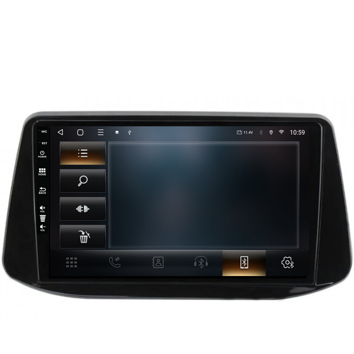 Navigatie HUB64 Hyundai I30 (2017-Prezent), 6GB RAM, Android, Octacore, Slot Sim 4G, DSP, GPS, Wi-FI, Carplay, Android Auto, USB, Bluetooth, Waze, Touchscreen, 9 Inch