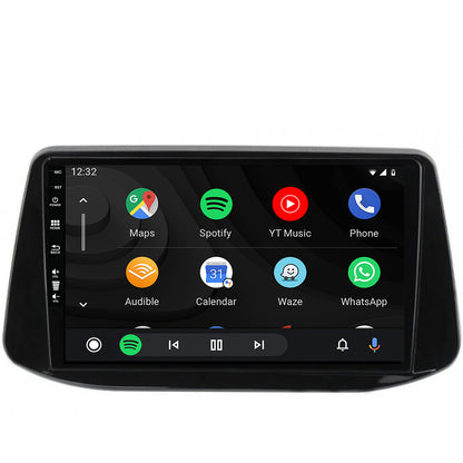 Navigatie HUB64 Hyundai I30 (2017-Prezent), 8GB RAM, Android, Octacore, Slot Sim 4G, DSP, GPS, Wi-FI, Carplay, Android Auto, USB, Bluetooth, Waze, Touchscreen, 9 Inch
