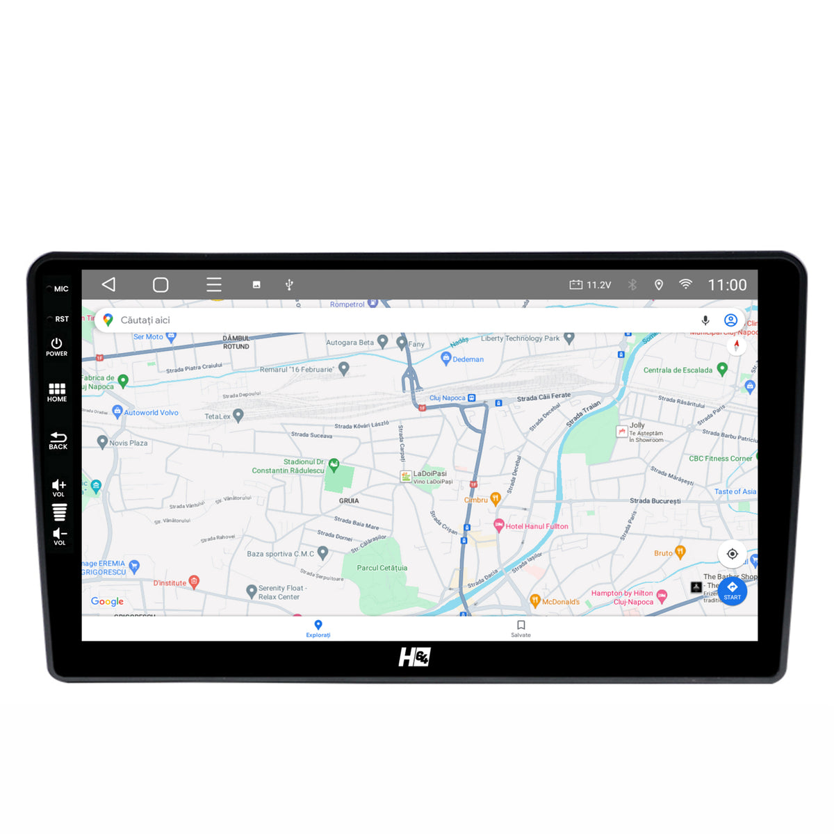 Navigatie HUB64 Hyundai I40 (2012-2020), 4GB RAM, Android, Quadcore, DSP, GPS, Wi-FI, Carplay, Android Auto, USB, Bluetooth, Waze, Touchscreen, 9 inch