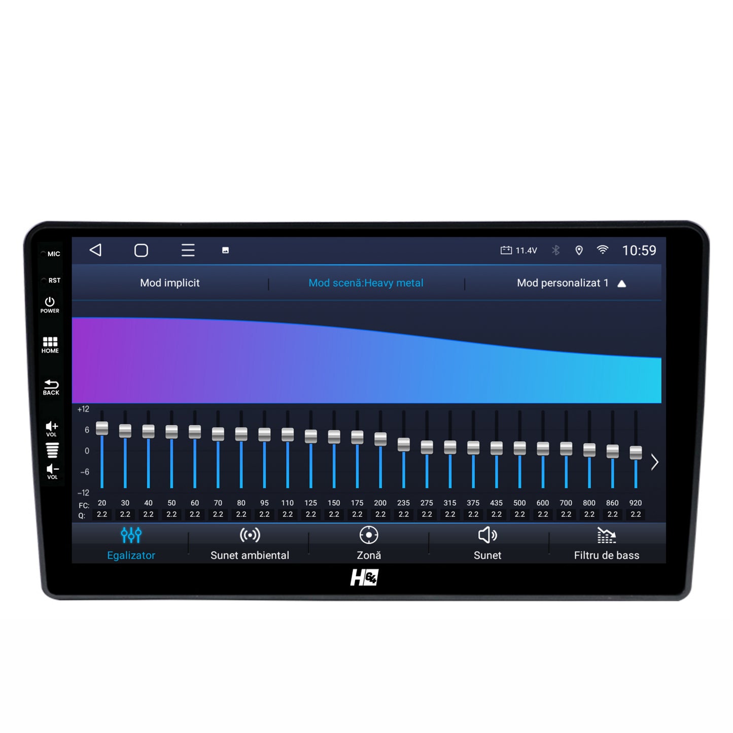 Navigatie HUB64 Hyundai I40 (2012-2020), 6GB RAM, Android, Octacore, Slot Sim 4G, DSP, GPS, Wi-FI, Carplay, Android Auto, USB, Bluetooth, Waze, Touchscreen, 9 Inch