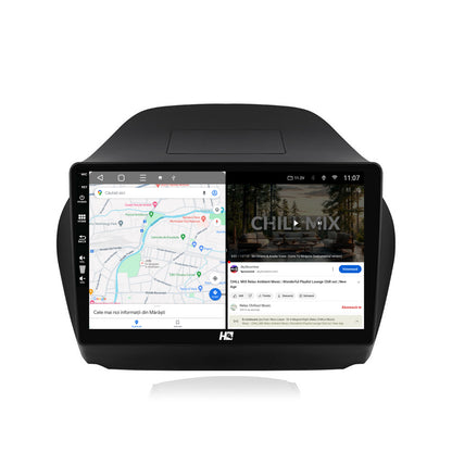 Navigatie HUB64 Hyundai IX35 (2009-2015), 4GB RAM, Android, Quadcore, DSP, GPS, Wi-FI, Carplay, Android Auto, USB, Bluetooth, Waze, Touchscreen, 10.1 Inch