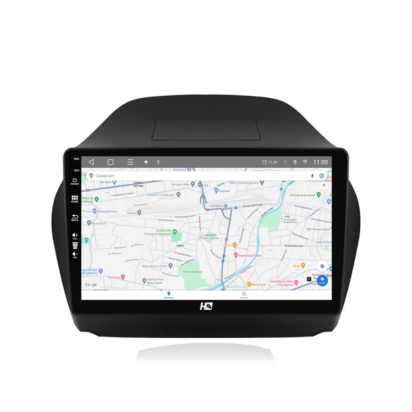 Navigatie HUB64 Hyundai IX35 (2009-2015), 4GB RAM, Android, Quadcore, DSP, GPS, Wi-FI, Carplay, Android Auto, USB, Bluetooth, Waze, Touchscreen, 10.1 Inch