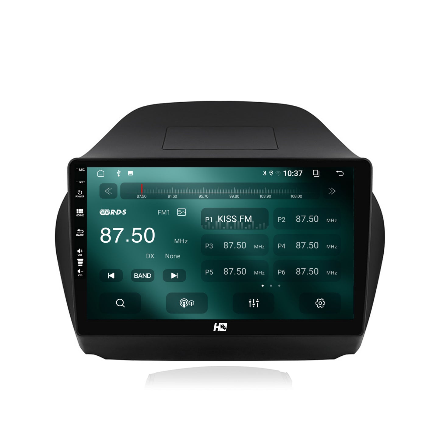 Navigatie HUB64 Hyundai IX35 (2009-2015), 2GB RAM, Android, GPS, Wi-FI, Carplay, Android Auto, USB, Bluetooth, Radio, Waze, Touchscreen, 10.1 inch
