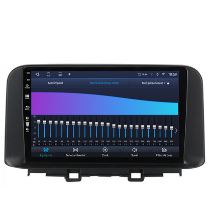 Navigatie HUB64 Hyundai Kona (2018+), 6GB RAM, Android, Octacore, Slot Sim 4G, DSP, GPS, Wi-FI, Carplay, Android Auto, USB, Bluetooth, Waze, Touchscreen, 10.1 Inch