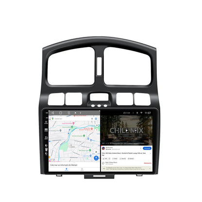 Navigatie HUB64 Hyundai Santa Fe (2001-2005), 4GB RAM, Android, Quadcore, DSP, GPS, Wi-FI, Carplay, Android Auto, USB, Bluetooth, Waze, Touchscreen, 9 inch