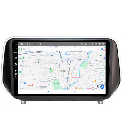 Navigatie HUB64 Hyundai Santa Fe (2018-Prezent), 4GB RAM, Android, Quadcore, DSP, GPS, Wi-FI, Carplay, Android Auto, USB, Bluetooth, Waze, Touchscreen, 9 inch