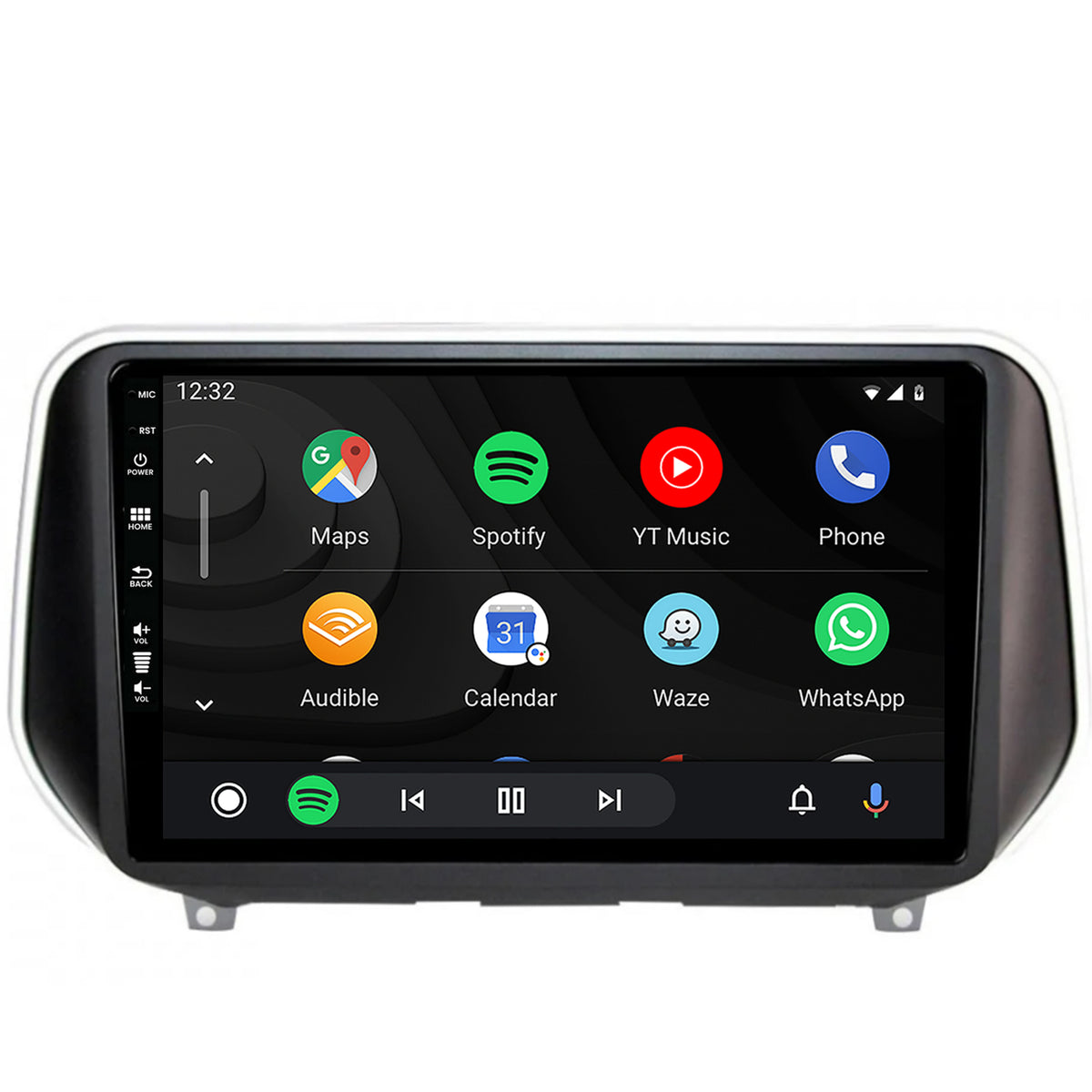 Navigatie HUB64 Hyundai Santa Fe (2018-Prezent), 8GB RAM, Android, Octacore, Slot Sim 4G, DSP, GPS, Wi-FI, Carplay, Android Auto, USB, Bluetooth, Waze, Touchscreen, 9 Inch