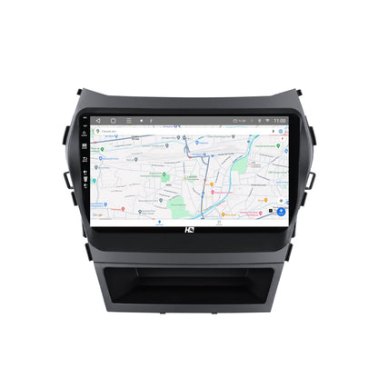Navigatie HUB64 Hyundai Santa Fe IX45 (2013-2017), 4GB RAM, Android, Quadcore, DSP, GPS, Wi-FI, Carplay, Android Auto, USB, Bluetooth, Waze, Touchscreen, 9 inch
